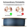 eSUN PLA Filamento 1.75mm, PLA Basic 3D Impresora Filamento Precisión Dimensional +/- 0.05mm, Carrete de 1KG (2.2 LBS) PLA