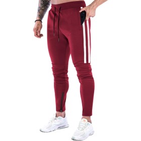 Suwangi Pantalones Deportivos Running para Hombre Jogger Gimnasio Fitness Entrenamiento Pantalon Largos Chándal Bolsillo