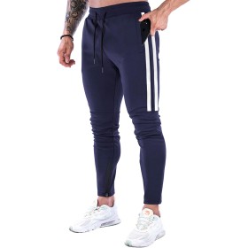 Suwangi Pantalones Deportivos Running para Hombre Jogger Gimnasio Fitness Entrenamiento Pantalon Largos Chándal Bolsillo