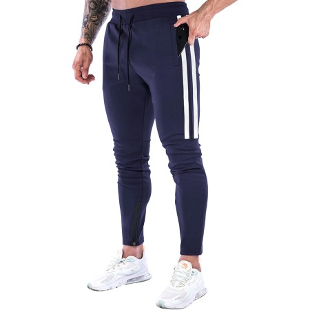 Suwangi Pantalones Deportivos Running para Hombre Jogger Gimnasio Fitness Entrenamiento Pantalon Largos Chándal Bolsillo