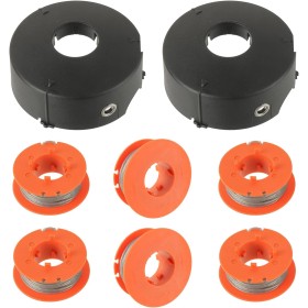 EPLZON F016800175 Bobina de Repuesto para Bosch Art 23 26 30 Combitrim Easytrim Cortacésped, 1,6mm x 8M con Cubierta F016L71088