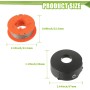 EPLZON F016800175 Bobina de Repuesto para Bosch Art 23 26 30 Combitrim Easytrim Cortacésped, 1,6mm x 8M con Cubierta F016L71088