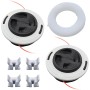 2 cabezales de corte para Stihl C26-2 Autocut,ADEFOL Trimmerkopf con hilo redondo de 15 m para Stihl FS55 FS56 FS70 FS80 FS85