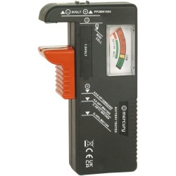 AirPromise Probador universal de batería para pilas AAA, AA, C, D y Botton, 1.5V, 9V, Comprobador de voltaje de batería para