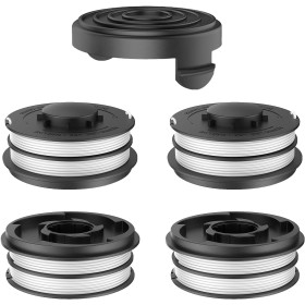 CHIHOLEN 4 Bobinas de Hilo para Cortabordes Compatibles con Einhell 3405685, para Einhell GC-ET 4530 Aldi Gardenline GLR
