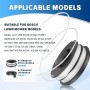 CHIHOLEN 4 Bobinas de Hilo para Cortabordes Compatibles con Einhell 3405685, para Einhell GC-ET 4530 Aldi Gardenline GLR