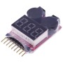 ARCELI RC 1-8s Lipo Battery Tester Monitor de bajo voltaje Timbre Alarma Comprobador de voltaje con indicador LED para Lipo Life