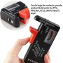D-FantiX Probador de la batería, batería Volt Checker para las baterías de la célula del botón de AA AA C D 9V 1.5V (modelo: