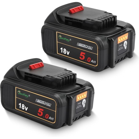 2X Waitley 5.0A DCB184 para Dewalt 18V Batería DCB184 DCB200 DCB182 DCB180 DCB181 DCB182 DCB200