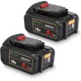 2X Waitley 5.0A DCB184 para Dewalt 18V Batería DCB184 DCB200 DCB182 DCB180 DCB181 DCB182 DCB200