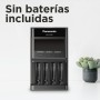 eneloop Pro Cargador Pro, para 1-4 Pilas Recargables AA/AAA, 2h de Tiempo de Carga, 10 Funciones de Seguridad