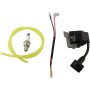 WIIYENA Bobina de encendido para cortacésped GX25 FG110 HHT25 con bujía, sustituye a 30500-Z0H-023
