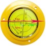 Chiloskit Nivel de burbuja circular circular de alta precisión de 90 mm con agujeros de montaje Rv Camper