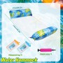 YlYADl Colchoneta Piscina Adultos,2pcs Hamaca de Agua Colchoneta Piscina Hinchable,4 en 1 Hinchables para Piscina,Colchón