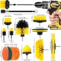 BUOAZR 15 Piezas Cepillo Taladro, Cepillo de Limpieza Electrico, Cepillo Taladro Limpieza Kit, Cepillo Llantas, Juego de