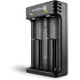 everActive Cargador para 2 baterías de Iones de Litio 18650 Profesional Rápido Micro USB Modelo LC-200, Negro