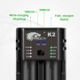IMREN 18650 Cargador de Batería, Universal de 4 Ranuras de Carga rápida para 3.7V 18650 14500 14650 17500 18350 18650 18700