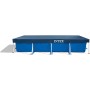 Intex 28272NP Small Frame - Piscina Desmontable, 300 x 200 x 75 cm, 3.834 litros + 28039 - Cobertor Piscina Rectangular