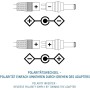 ANSMANN Cargador universal APS 300 para aparatos electrónicos - Con potencia eléctrica de 3.6 W - 7 conectores de recambio -