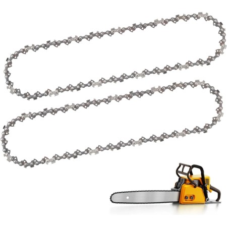 EPLZON 350 mm 3/8"LP 1,3 mm 52 eslabones Las Cadenas de Motosierra de bajo rebote son compatibles con einhell, bosch, dolmar,
