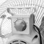 Orbegozo PW 1240 Power Fan Industrial Fan Adjustable Tilt 40 cm Metal Blades 3 Ventilation Speeds Carry Handle 80 W