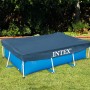 Intex 28272NP Small Frame - Piscina Desmontable, 300 x 200 x 75 cm, 3.834 litros + 28039 - Cobertor Piscina Rectangular