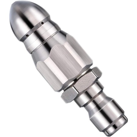 SGERUFZ Boquilla de alta presión para desatascar tuberías de aguas residuales, para limpiadoras de alta presión, tubo de