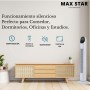 Max Star - Silent Tower Fan 86 cm with LED Display, Digital Timer and Remote Control | Oscillating, 3 Speeds, Low Consumption -