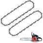 EPLZON 300 mm 3/8"LP 1,3 mm 45 eslabones Las Cadenas de Motosierra de bajo rebote son compatibles con einhell, bosch, dolmar,