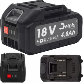 Delphi Batería de ion de litio de 4,0 Ah y 18 V – Batería de repuesto para atornillador de impacto inalámbrico, potente y