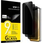NEW'C 3 Piezas, Protector Pantalla para iPhone 17, 17 Pro, iPhone 16 Pro (6,3″), Cristal templado con herramienta de instalación