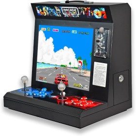 Arcade Recreational Machine, Includes a Total of 9800 3D and 2D Titles, 17" Monitor, Two Game Options: Wallet and Free Mode with
