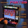 Arcade Recreational Machine, Includes a Total of 9800 3D and 2D Titles, 17" Monitor, Two Game Options: Wallet and Free Mode with