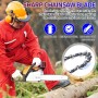 ROELLY Cadena de Motosierra 3 × 30 cm, Eslabón de Transmisión LP de 3/8 ", Cadena de Juego Bajo 44TG de 1,1 mm, Compatible con