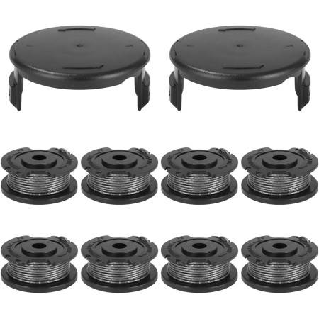 Cexovo Bobina y Línea para Desbrozadora Bosch,per Bosch Art 23-28 SL Bobina Hilo Line de Recambio,8 pcs Bobina de Repuesto de