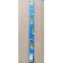 S&R Nivel de Burbuja de Aluminio - 60 cm - Magnético - 3 burbujas (horizontales/verticales / 45°) - Tapones antichoque -