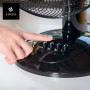 Taurus - Greco 16 Elegance Table Fan 40 W | Quiet | 3 Blades/40 cm Diameter | Oscillation System | Adjustable Tilt | Portable |