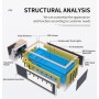 Piscinas prefabricadas de 20 pies y 40 pies para contenedores de envío prefabricadas modulares, piscinas de vidrio sobre el