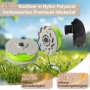 Yweller Bobina de repuesto WA0014 WA0037, longitud 6 m de grosor, 2 mm, adecuada para cortacésped Worx WG184E WG184 WG168E WG168