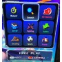 Arcade Machine Console with 26800 Retro Games and Original 3D Games with Color Changing LEDs and Sound System and Oval Joysticks