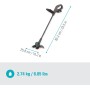 GARDENA Recortadora de Césped EasyTrim 25 18V Set 2.0 Ah con Batería 18V P4A