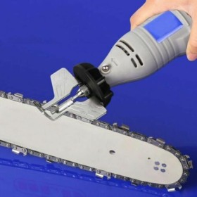 Afilador eléctrico de motosierra Kit completo con herramientas de pulido y regla