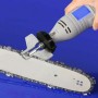 Afilador eléctrico de motosierra Kit completo con herramientas de pulido y regla