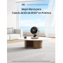 Dreo Smart Table Fan, 28 dB, Diameter 18 cm, 4 Speeds, 5 Modes, 12H Timer, 120° + 90° Oscillation, Remote and Voice Control,