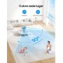Dreo Smart Table Fan, 28 dB, Diameter 18 cm, 4 Speeds, 5 Modes, 12H Timer, 120° + 90° Oscillation, Remote and Voice Control,