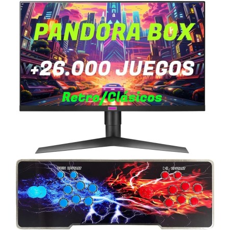 LEVEL25 Pandora Box +26,000 Games Retro Classics Console 3D Arcade Machine Classic Games