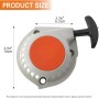 Arrancador de retroceso 4149 190 4001 para Stihl FS94R KM94R HL91K HL94 HL94K FS94 KM94 HL91 FS94C FS94RC Sustituye