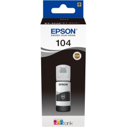 Epson C13T00P140 Tinta 104 negro, 4500 Lados EcoTank, 65 ml