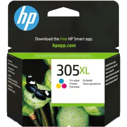 HP 305XL 3YM63AE - Cartucho de Tinta de Alta Capacidad, Compatible con Impresoras de Inyección de Tinta Deskjet Series 2700,