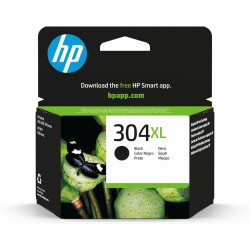 HP 304XL N9K08AE, Negro, Cartucho de Tinta de Alta Capacidad Original, compatible con impresoras de inyección de tinta HP